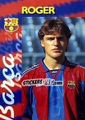 Cromo Roger - FC Barcelona 1996-1997 - Panini