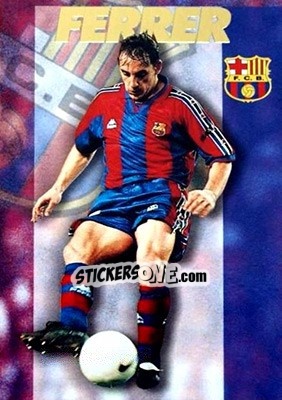 Sticker Ferrer - FC Barcelona 1996-1997 n. 38 - Panini