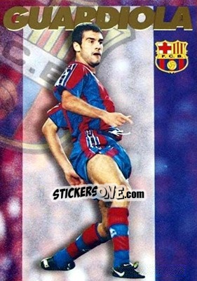 Sticker Guardiola - FC Barcelona 1996-1997 n. 40 - Panini