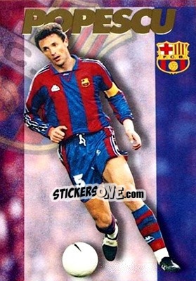 Sticker Popescu - FC Barcelona 1996-1997 - Panini