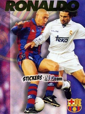 Sticker Ronaldo - FC Barcelona 1996-1997 - Panini