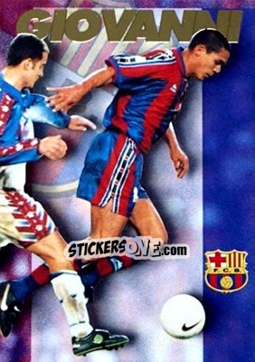 Sticker Giovanni - FC Barcelona 1996-1997 - Panini