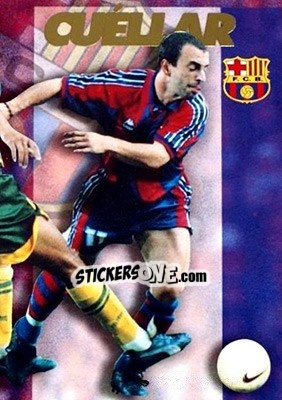 Sticker Cuellar - FC Barcelona 1996-1997 n. 46 - Panini