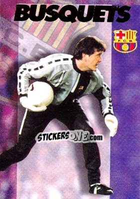 Cromo Busquets - FC Barcelona 1996-1997 - Panini