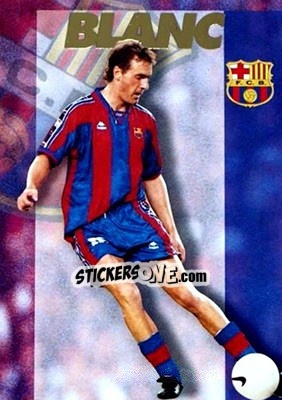 Figurina Laurent Blanc - FC Barcelona 1996-1997 - Panini