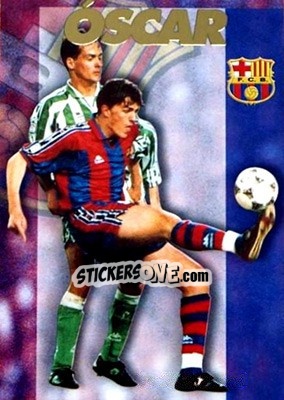 Sticker Oscar - FC Barcelona 1996-1997 n. 50 - Panini