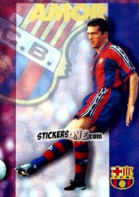Cromo Amor - FC Barcelona 1996-1997 n. 52 - Panini