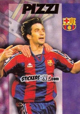 Cromo Pizzi - FC Barcelona 1996-1997 - Panini