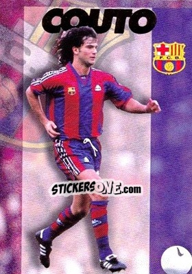 Sticker Couto - FC Barcelona 1996-1997 n. 57 - Panini