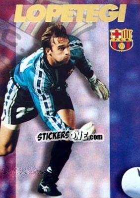 Sticker Lopetegui - FC Barcelona 1996-1997 - Panini