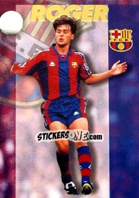 Cromo Roger - FC Barcelona 1996-1997 - Panini
