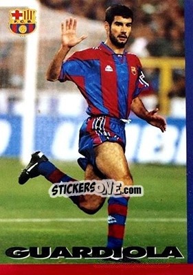 Sticker Guardiola - FC Barcelona 1996-1997 n. 64 - Panini