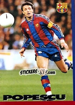 Figurina Popescu - FC Barcelona 1996-1997 - Panini