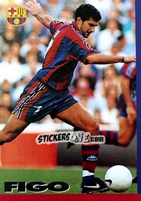 Sticker Figo - FC Barcelona 1996-1997 - Panini