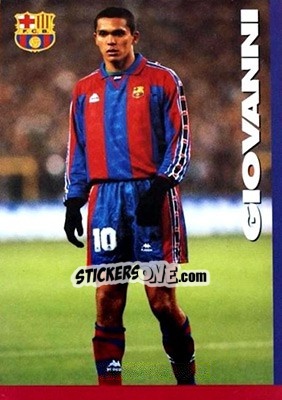 Sticker Giovanni - FC Barcelona 1996-1997 n. 69 - Panini