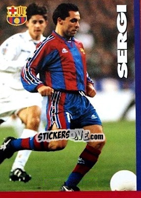 Sticker Sergi - FC Barcelona 1996-1997 - Panini