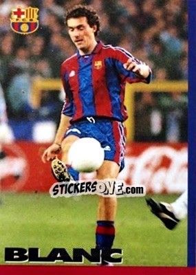 Sticker Laurent Blanc - FC Barcelona 1996-1997 n. 73 - Panini