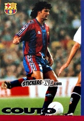 Cromo Couto - FC Barcelona 1996-1997 - Panini