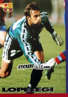 Sticker Lopetegui - FC Barcelona 1996-1997 n. 82 - Panini