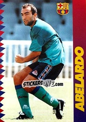 Cromo Abelardo - FC Barcelona 1996-1997 - Panini