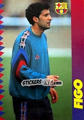 Sticker Figo - FC Barcelona 1996-1997 n. 90 - Panini
