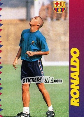Cromo Ronaldo - FC Barcelona 1996-1997 - Panini