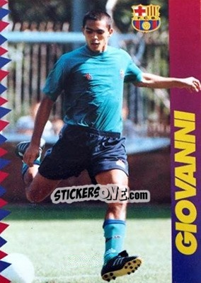 Sticker Giovanni - FC Barcelona 1996-1997 n. 93 - Panini
