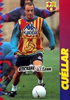 Sticker Cuellar - FC Barcelona 1996-1997 - Panini