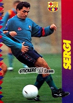 Cromo Sergi - FC Barcelona 1996-1997 - Panini