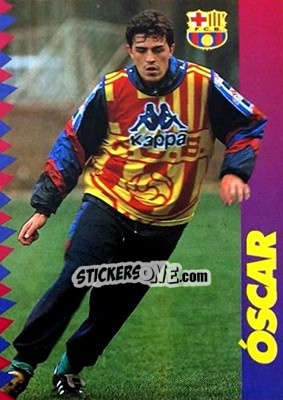 Sticker Oscar - FC Barcelona 1996-1997 n. 98 - Panini