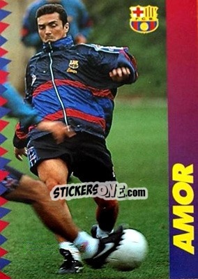 Sticker Amor - FC Barcelona 1996-1997 n. 100 - Panini