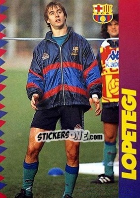 Sticker Lopetegui - FC Barcelona 1996-1997 n. 106 - Panini