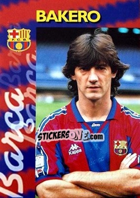 Figurina Bakero - FC Barcelona 1996-1997 - Panini