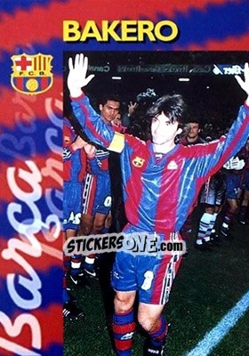 Figurina Bakero - FC Barcelona 1996-1997 - Panini