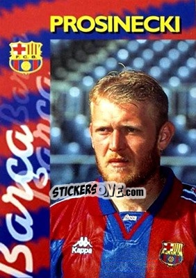 Cromo Prosinecki - FC Barcelona 1996-1997 - Panini
