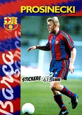 Sticker El Croata De Cristal - Prosinecki - FC Barcelona 1996-1997 n. 112 - Panini