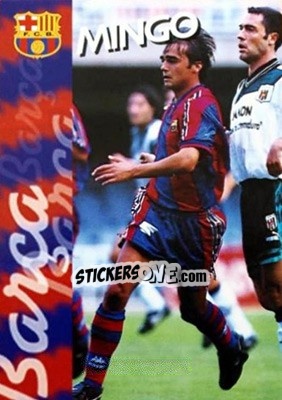 Cromo Mingo - FC Barcelona 1996-1997 - Panini