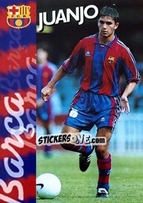 Cromo Juanjo - FC Barcelona 1996-1997 - Panini