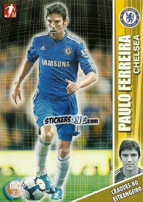 Sticker Paulo Ferreira - Megacraques 2009-2010 n. 127 - Panini