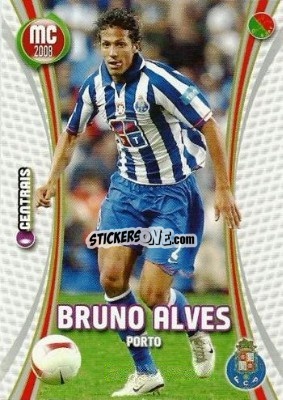 Sticker Bruno Alves - Megacraques 2007-2008 n. 38 - Panini