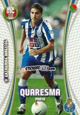 Sticker Quaresma - Megacraques 2007-2008 n. 88 - Panini