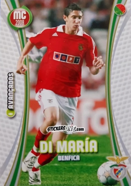 Sticker Di María - Megacraques 2007-2008 n. 111 - Panini
