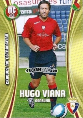 Sticker Hugo Viana - Megacraques 2007-2008 n. 125 - Panini