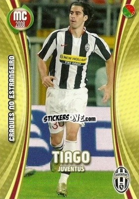 Sticker Tiago Mendes - Megacraques 2007-2008 n. 135 - Panini