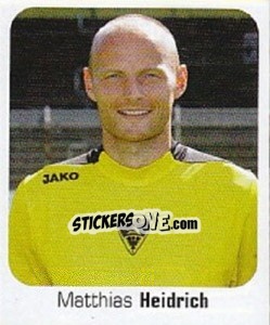Cromo Matthias Heidrich - German Football Bundesliga 2006-2007 - Panini