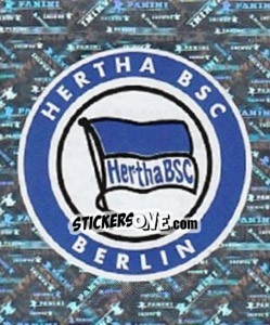 Sticker HERTA BSC - Glitter - Badge - German Football Bundesliga 2006-2007 n. 34 - Panini