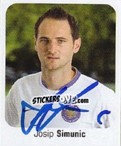 Sticker Josip Simunic - German Football Bundesliga 2006-2007 - Panini