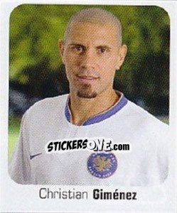 Sticker Christian Giménez - German Football Bundesliga 2006-2007 - Panini