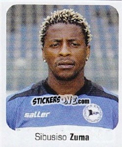 Cromo Sibusiso Zuma - German Football Bundesliga 2006-2007 - Panini