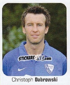 Sticker Christoph Dabrowski - German Football Bundesliga 2006-2007 - Panini